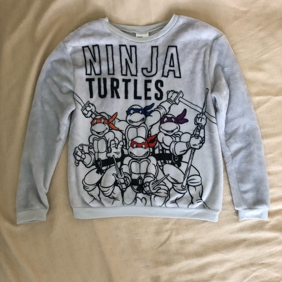 Teenage Mutant Ninja Turtles fleece sweatshirt Size Small **used** - Picture 1 of 7